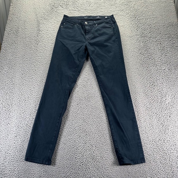 Adriano Goldschmied Chino Pants Women 29x30 Blue The Prima Cigarette Stretch - Picture 1 of 10